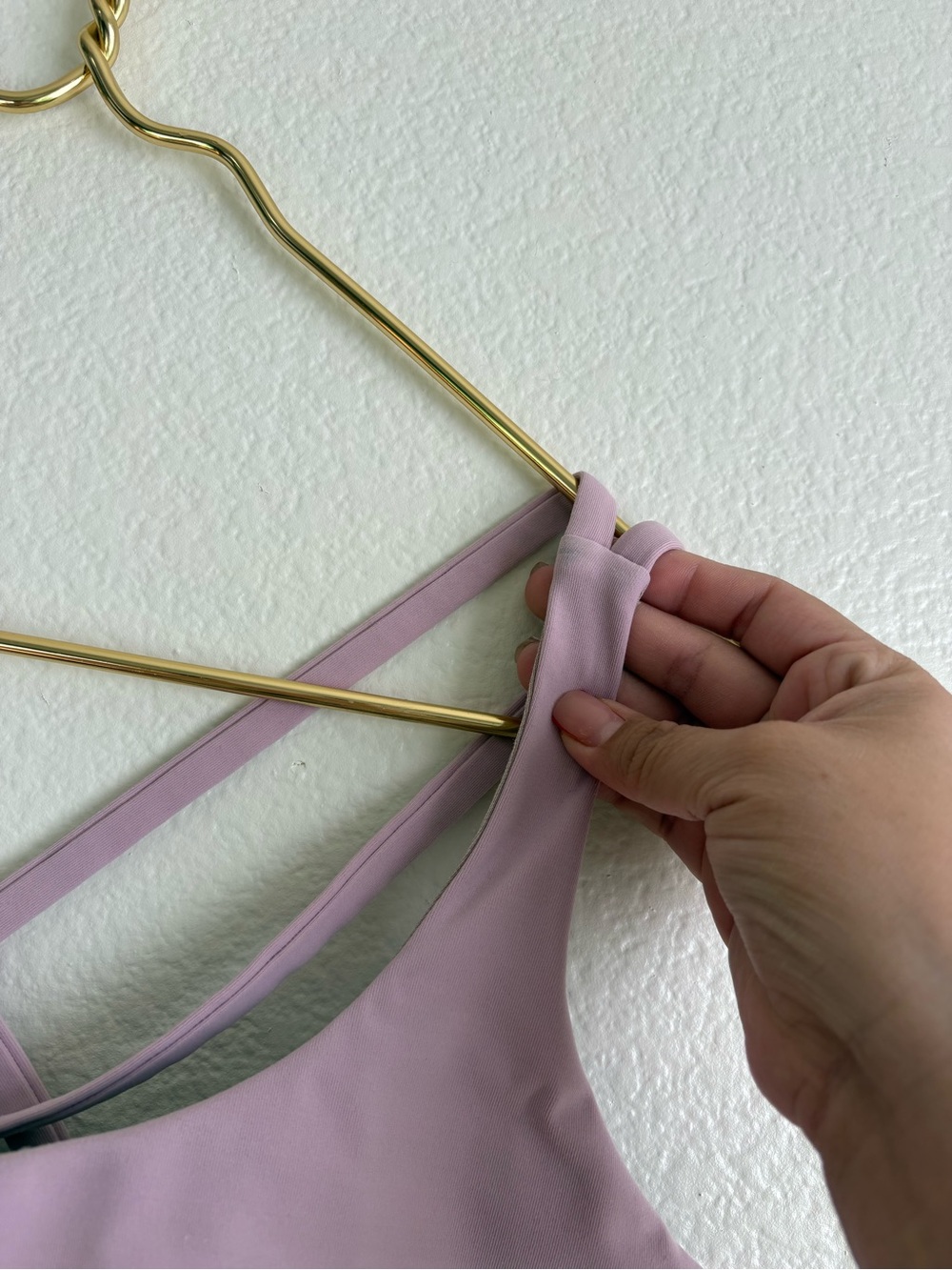 lululemon athletica pink Crossback Sports Bra - Picture 2 of 6